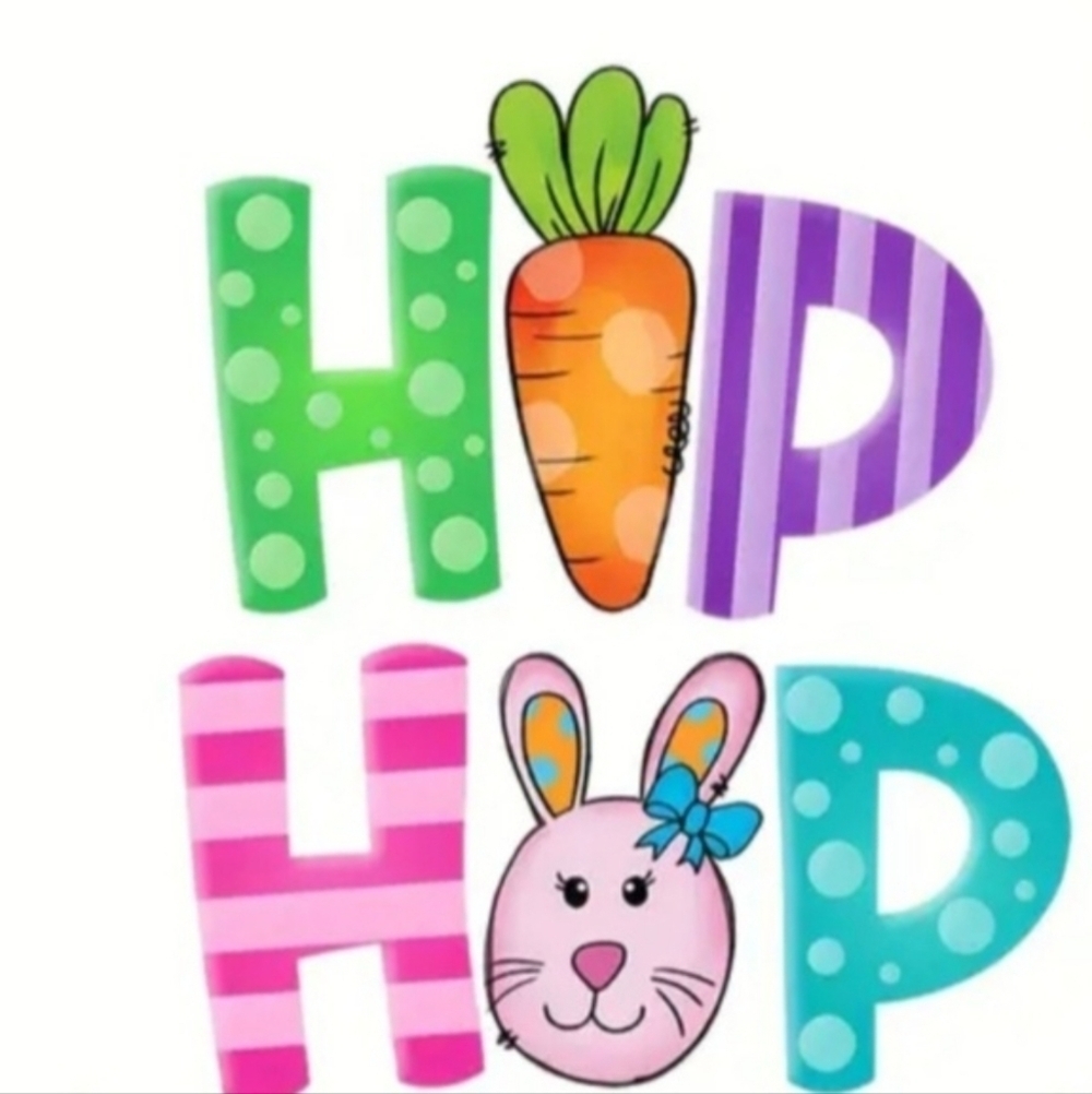 Easter HIP HOP CANVAS Tote bag. - Picture 2 of 5